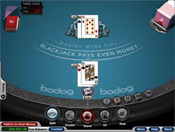 Blackjack card game