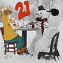 Blackjack online illustration