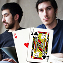Blackjack online illustration
