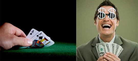 Blackjack online illustration