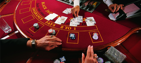 Blackjack online illustration