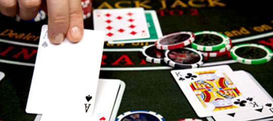 Blackjack online illustration