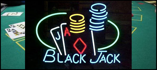 Blackjack online illustration