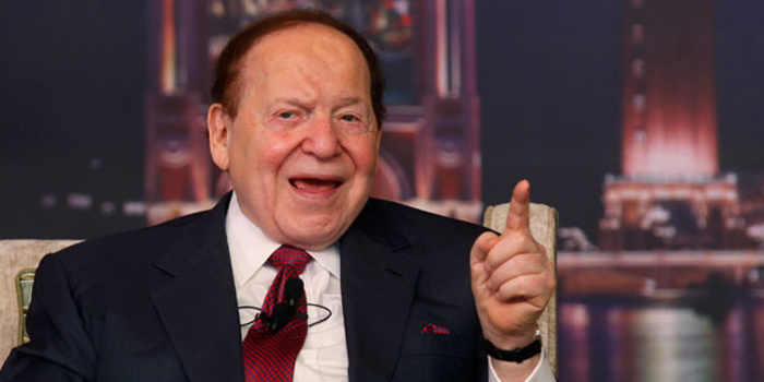 Sheldon Adelson amongst the biggest donors