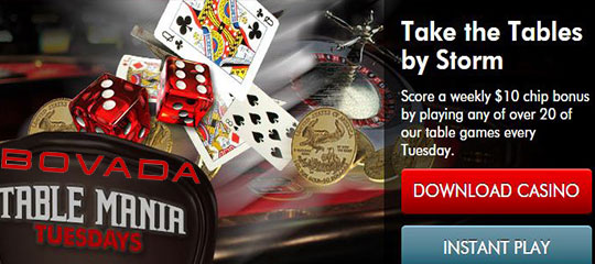 Table Mania Bovada Casino