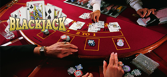 Blackjack online illustration