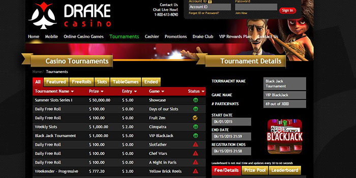 blackjack tournament