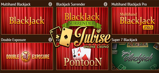 Blackjack online illustration