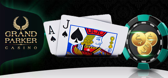 Blackjack online illustration