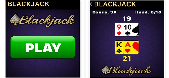 Apple watch blackjack MobilityWare
