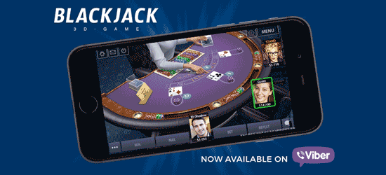 Blackjack online illustration